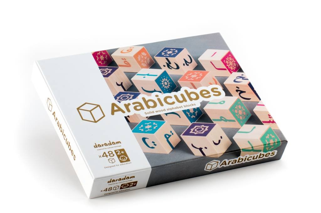 Arabicubes, Cubes d’alphabet arabe