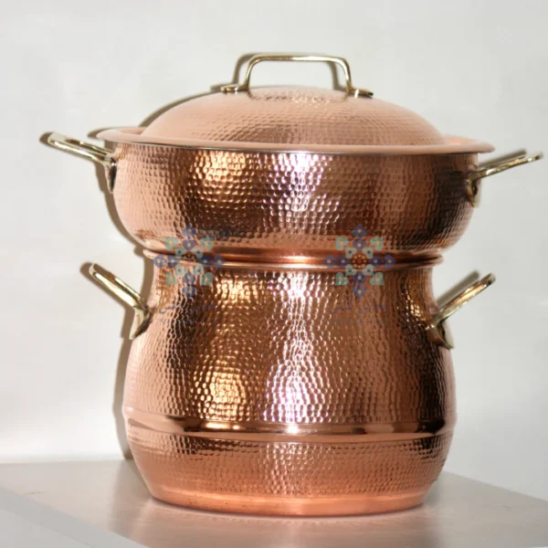 Moroccan Copper Couscous Pot Bladi